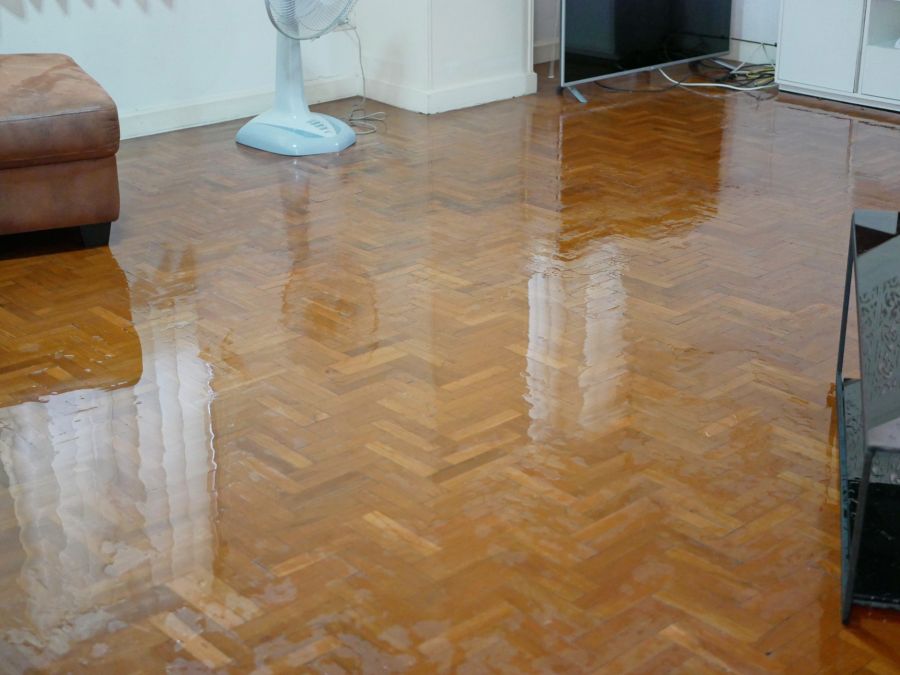 House Flooding Restoration by United Water Restoration Group of Downriver
